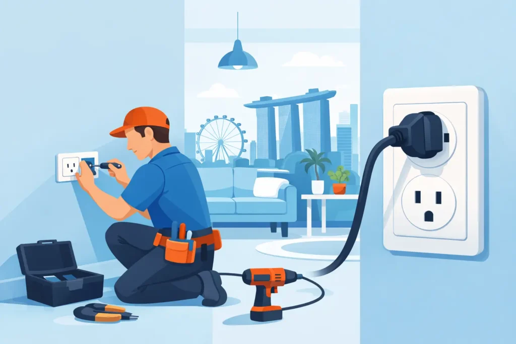 Additional Power Point Installation Singapore