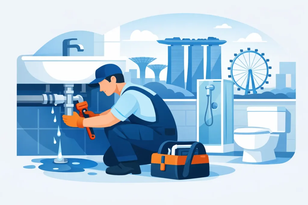 Bathroom Pipe Leak Repair in Singapore Today