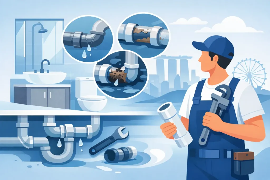 Bathroom Pipe Replacement in Singapore: 7 Signs