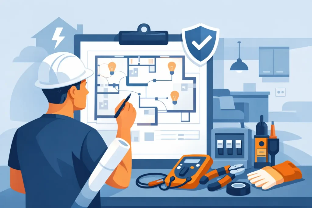 How a BTO Renovation Electrician Plans Safely